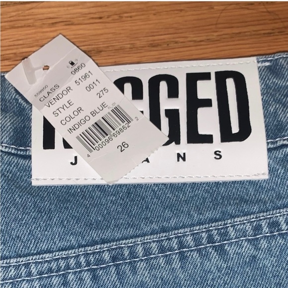 PacSun Ragged denim jeans Sz 26 NWT BRAND NEW - Picture 7 of 8